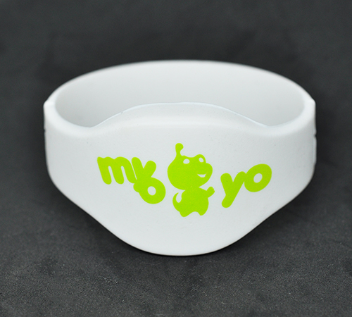 Large Oval RFID Silicone Wristband