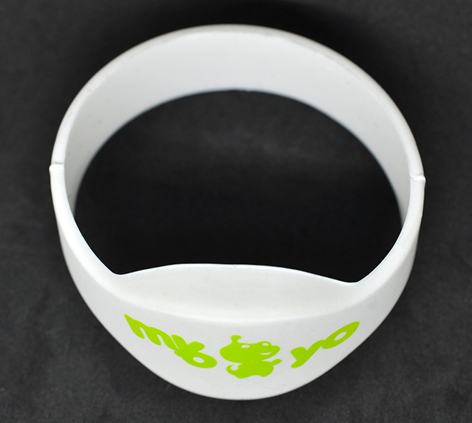 Large Oval RFID Silicone Wristband