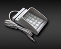 keyboard with magcard reader