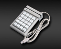 keyboard with magcard reader