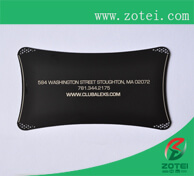 black card + laser carving