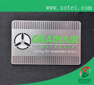 stainless card + laser carving+ colouring
