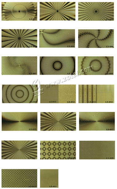 Metal card shading sample