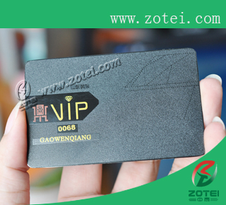 black metal card