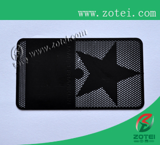 black metal card