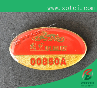metal badge
