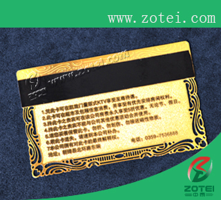 metal magnetic card