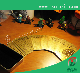 metal poker card