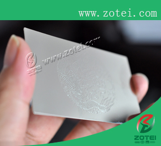 mirror metal card
