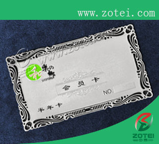 silver card