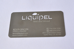 stainless card + laser carving