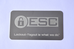 stainless card + laser carving