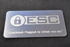 stainless card + laser carving