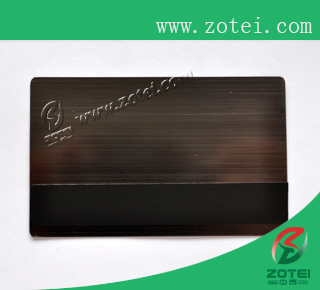 wire drawing black metal card