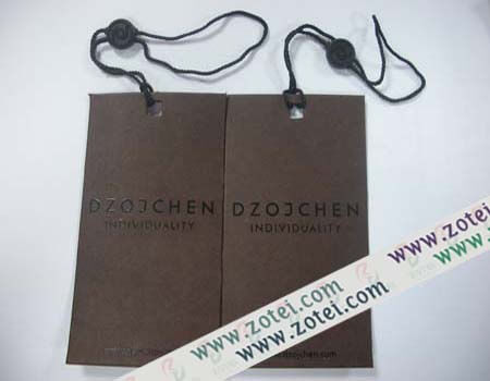 paper luggage tag