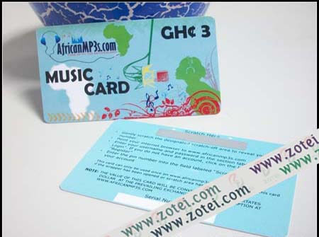 paper scratch card