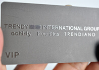 frosted card