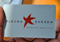 silver metallic background card