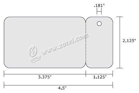 The templates of custom shaped card / die cut card / combo card