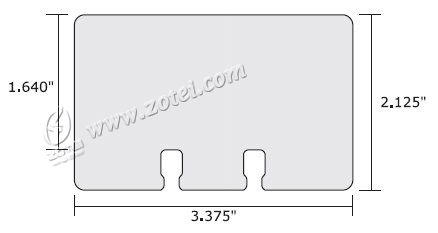 The templates of custom shaped card / die cut card / combo card