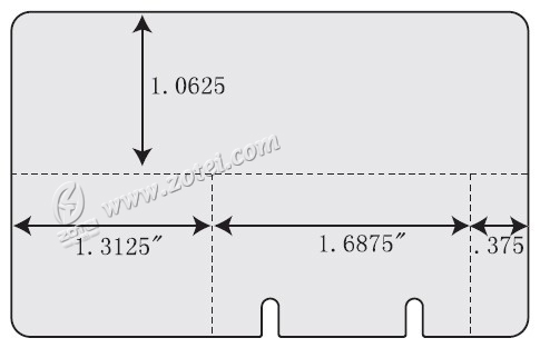 The templates of custom shaped card / die cut card / combo card