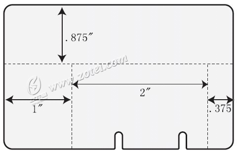 The templates of custom shaped card / die cut card / combo card