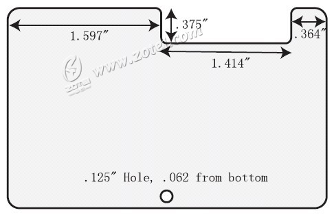 The templates of custom shaped card / die cut card / combo card