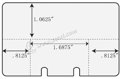 The templates of custom shaped card / die cut card / combo card