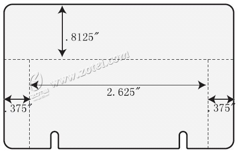 The templates of custom shaped card / die cut card / combo card